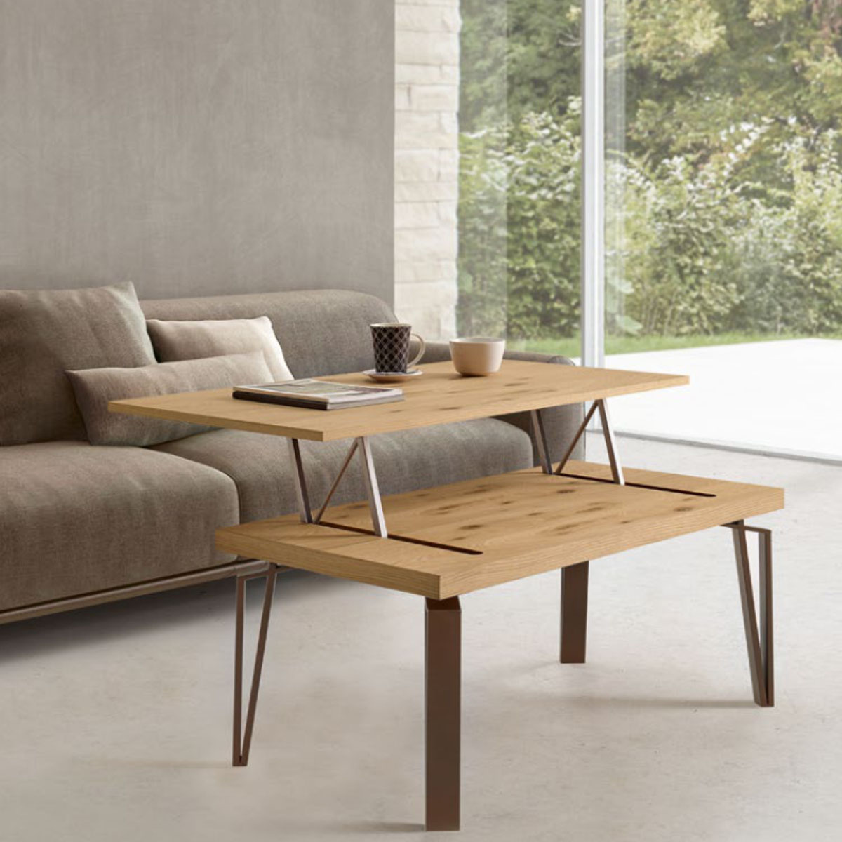 MESA LONG WAY ELEVABLE - Muebles de diseño en Soluciones Contract